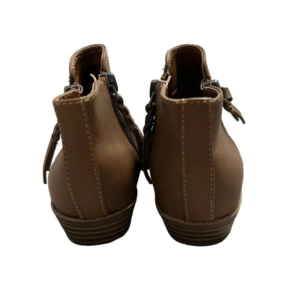 Dolcetta Sz 9 Brown Leigh Ankle Boots